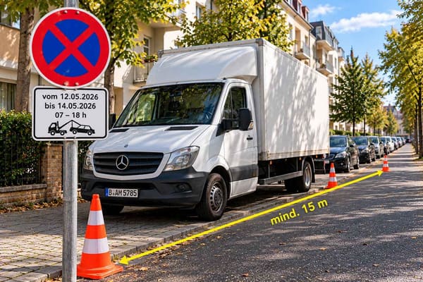 Wie lang muss eine Halteverbotszone sein?