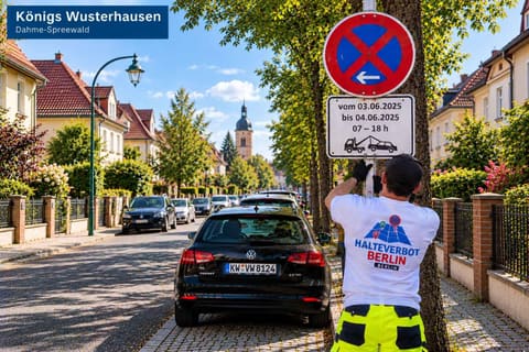 Halteverbotszone in Königs Wusterhausen