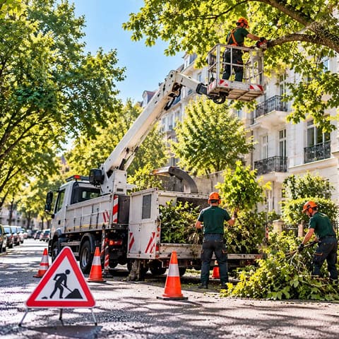 Halteverbot für Baumpflege in Berlin