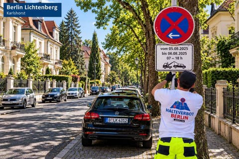 Halteverbotszone in Lichtenberg