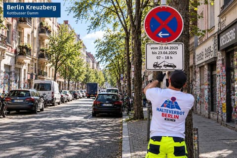 Halteverbotszone in Friedrichshain-Kreuzberg