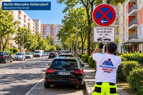 Halteverbotszone in Marzahn-Hellersdorf